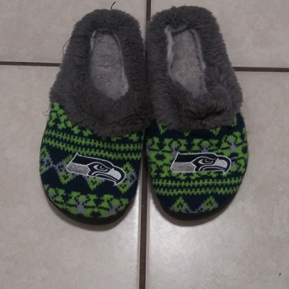 Seattle Seahawks slippers